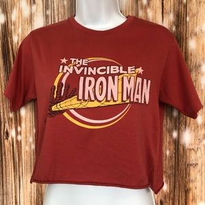 uniQLO UT Iron Man Cropped Tee